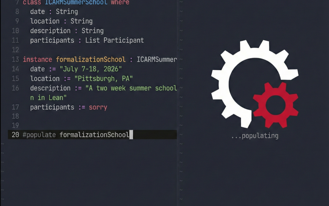 Summer School on Formalization in Lean